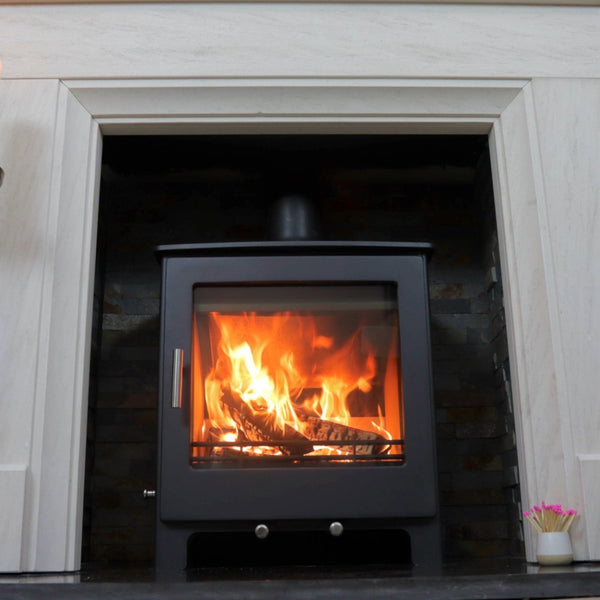 Lowry 5XL Widescreen 4.9kW EcoDesign Multi-Fuel & Wood Burning Stove – DEFRA Approved