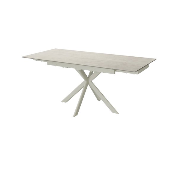 Lucia Extendable Table In Sandy Beige