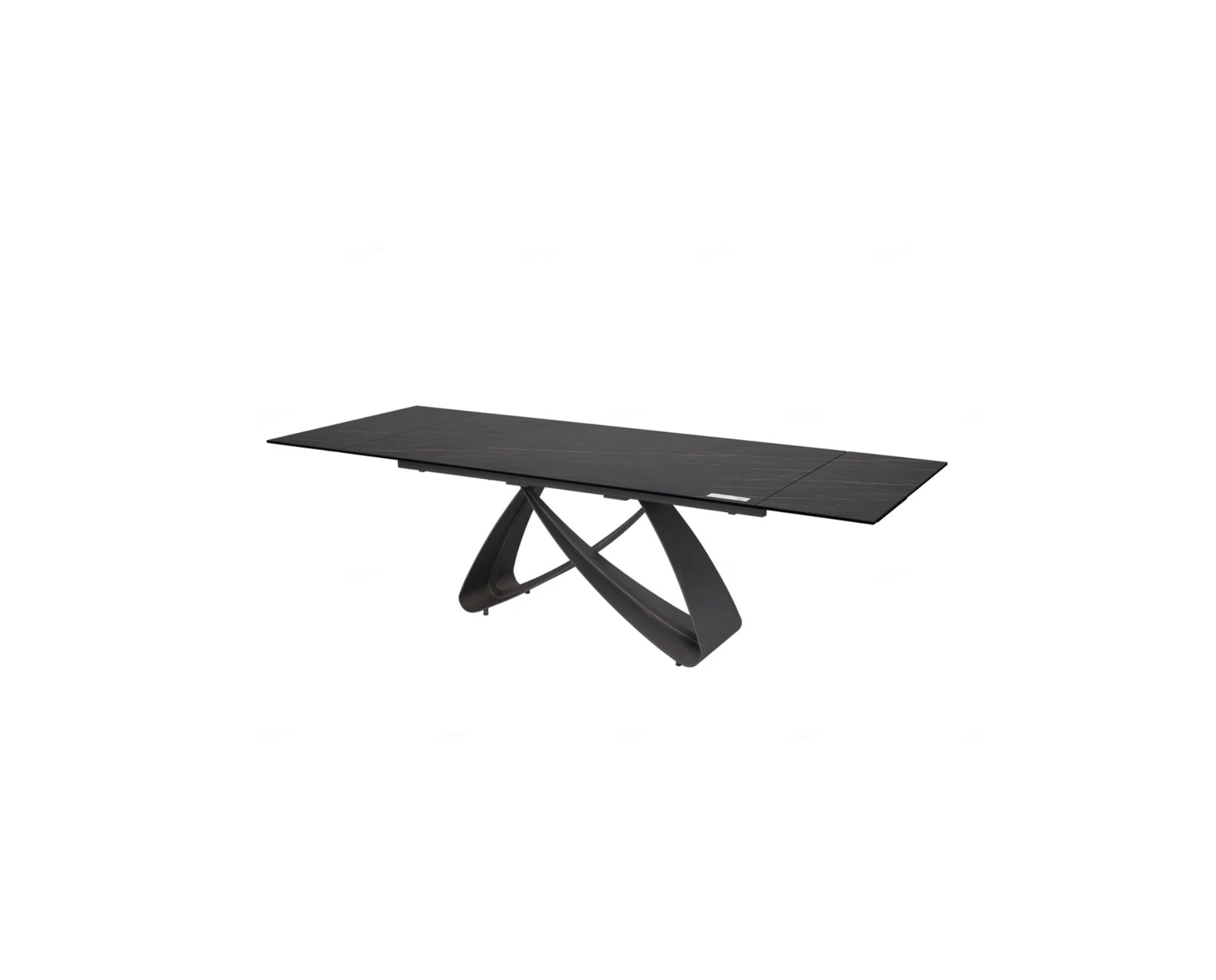 Serpenti Black Extendable Dining Table