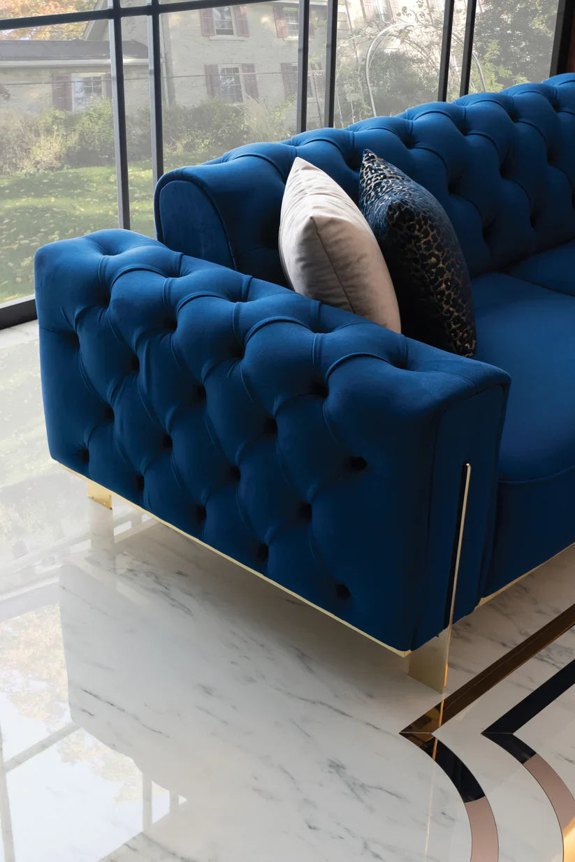 Gold 2 Seater Sofa