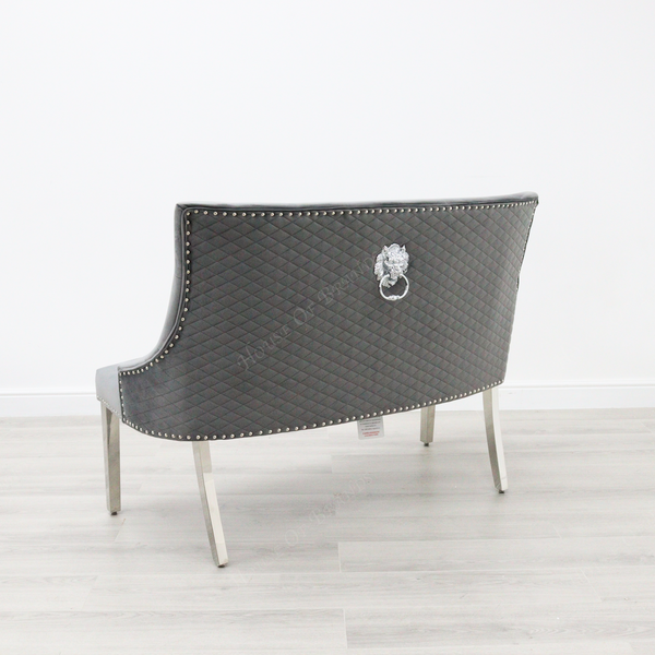 Grey Majestic High Back Bench