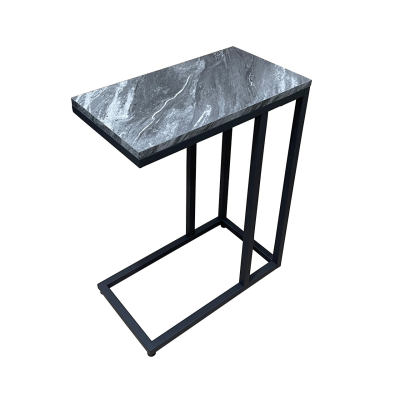 Alora Black Metal Sofa Table
