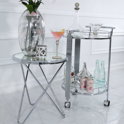 75cm Cohen Clear Drinks Trolley