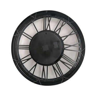 85cm Antique Silver Gear Wall Clock