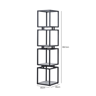 4-Tier Square Display Unit