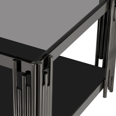 Prague Black Mirrored Coffee Table