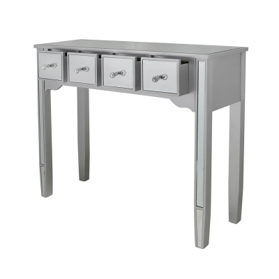 Laurel Silver Console Table
