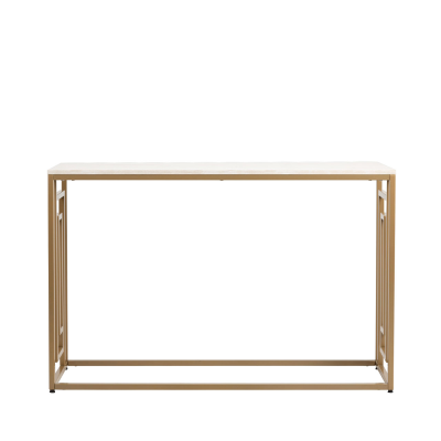 Devon Cream and Gold Console Table