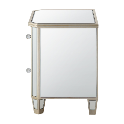 Becca 2 Drawer Mirror Cabinet