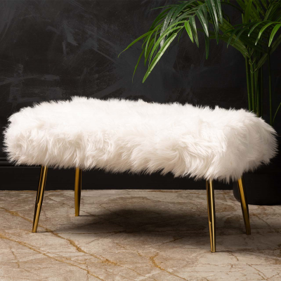Fur stools and benches best sale
