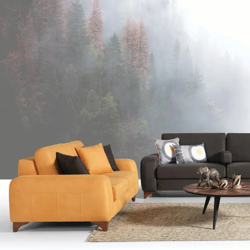 Anemon Leather-Look 3 Seater Sofa