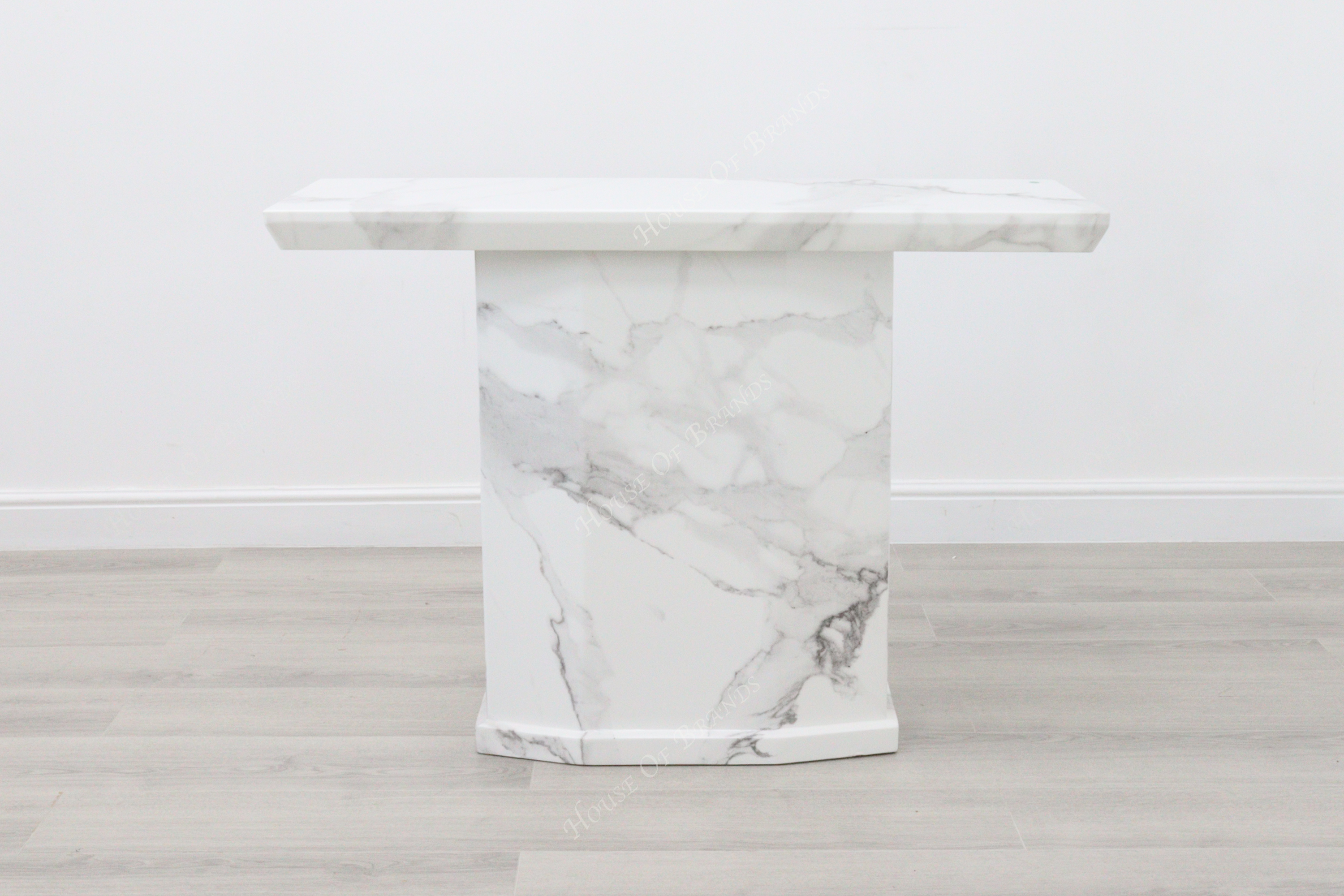 Nero White Marble Console Table