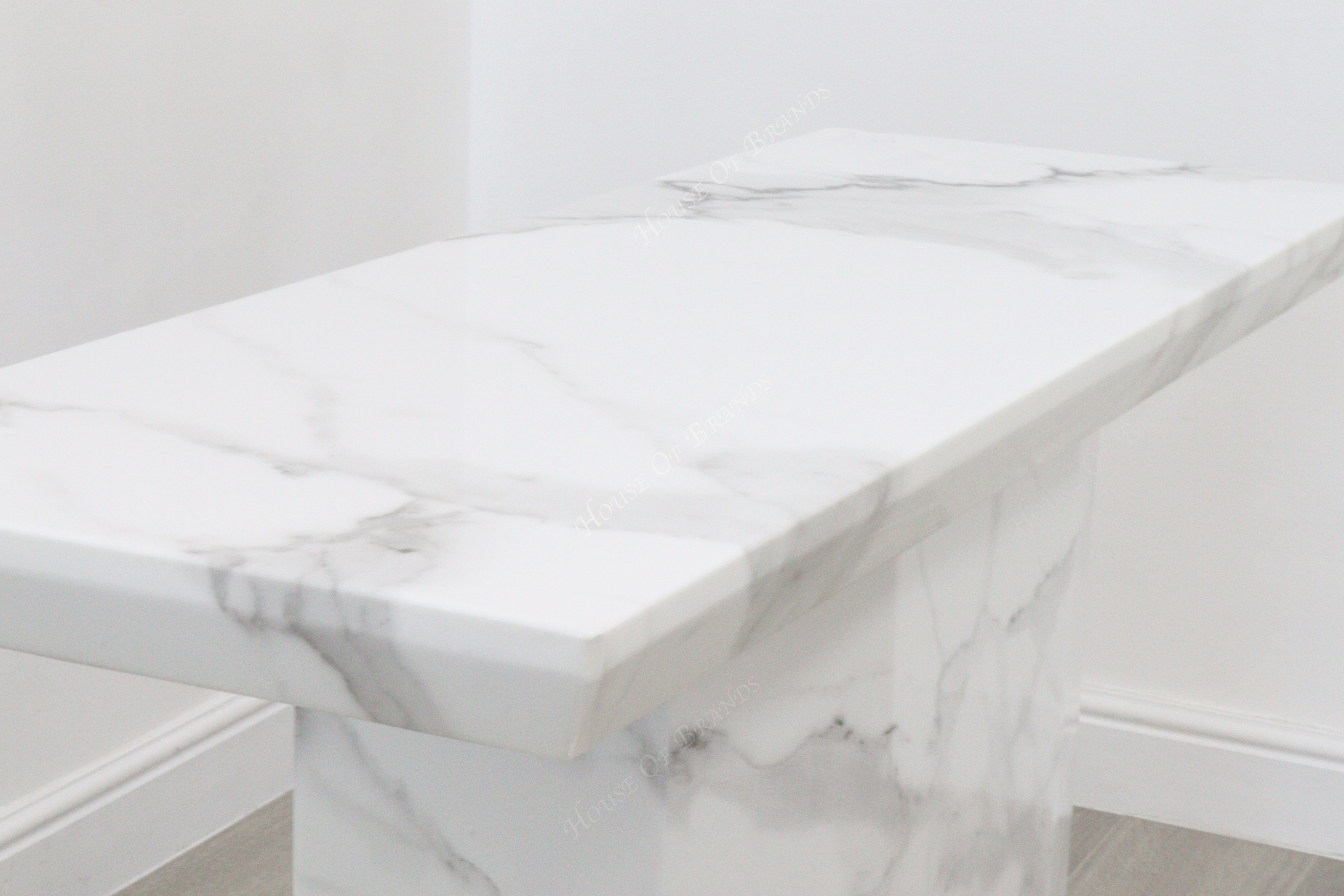 Nero White Marble Console Table
