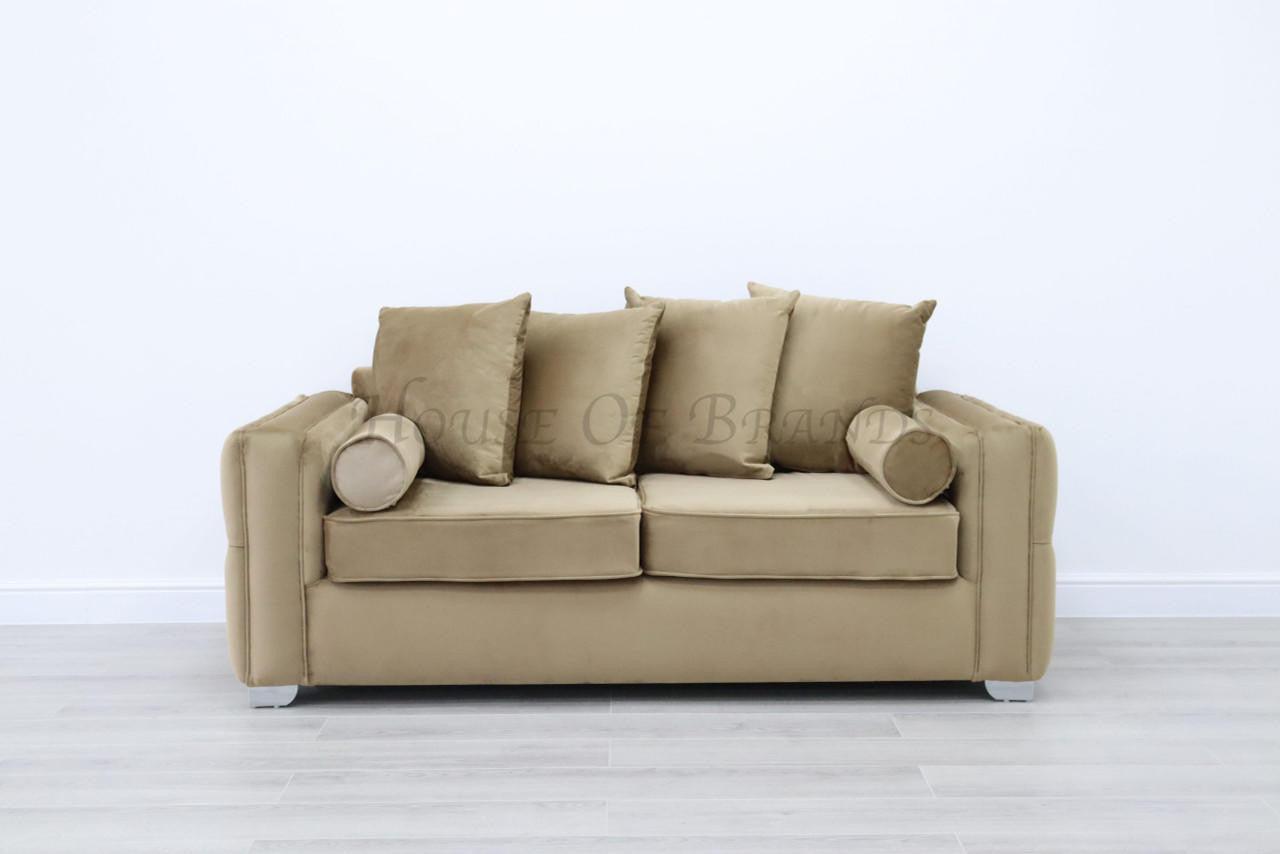 House Of Brands Capri Velvet Sofa