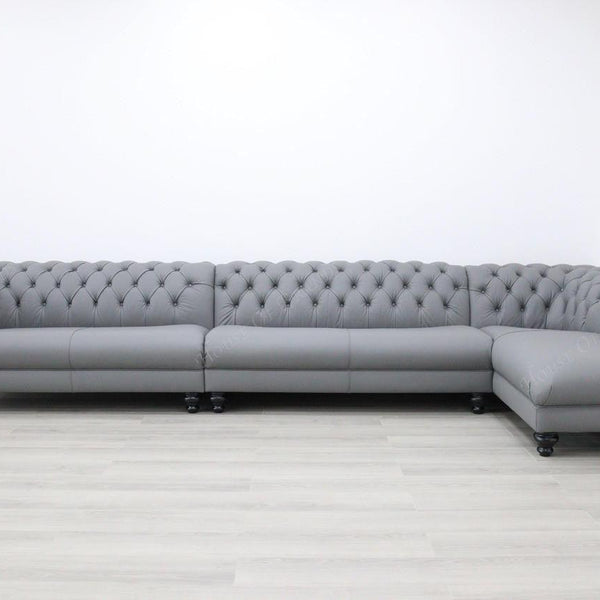 Buckingham Leather L Shape Corner Sofa