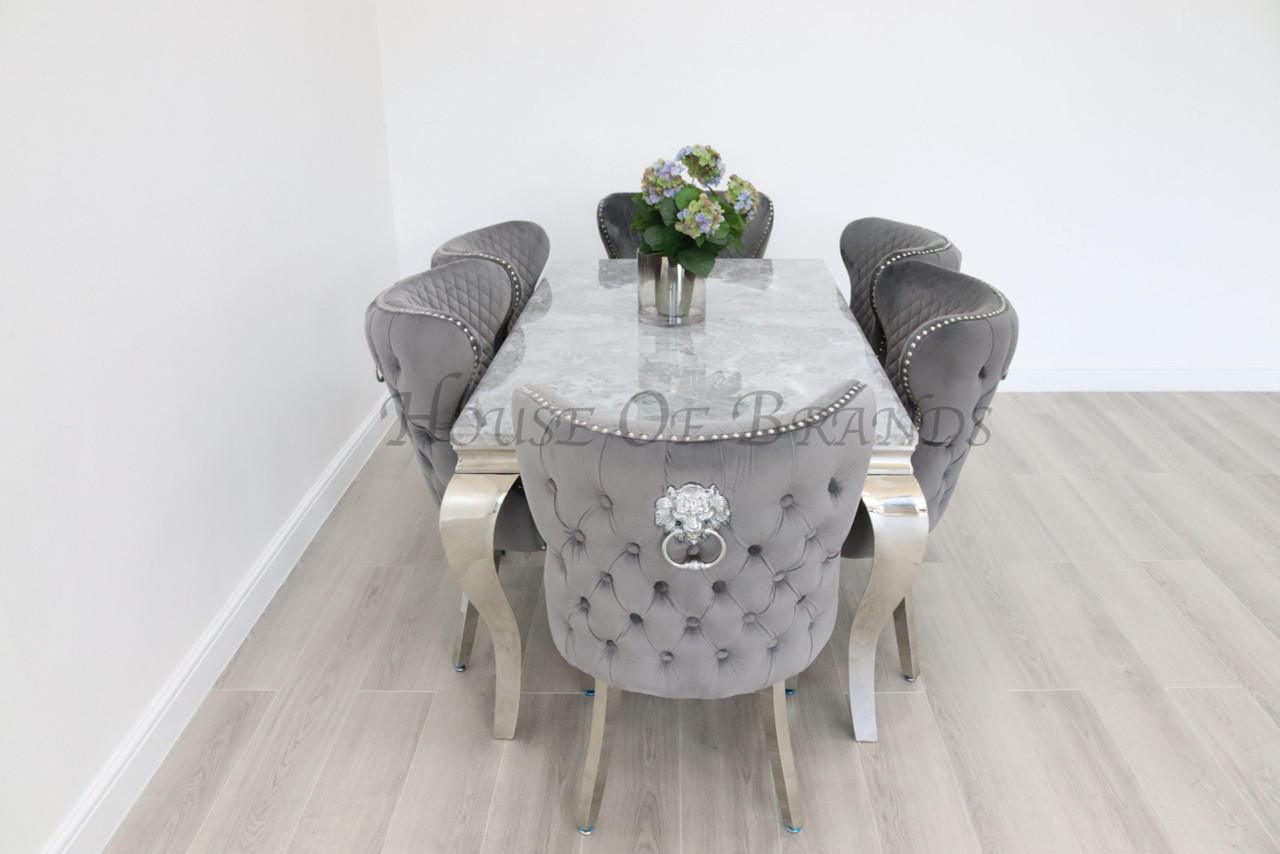 House Of Brands 1.8m Rome and 6 Valencia Chairs