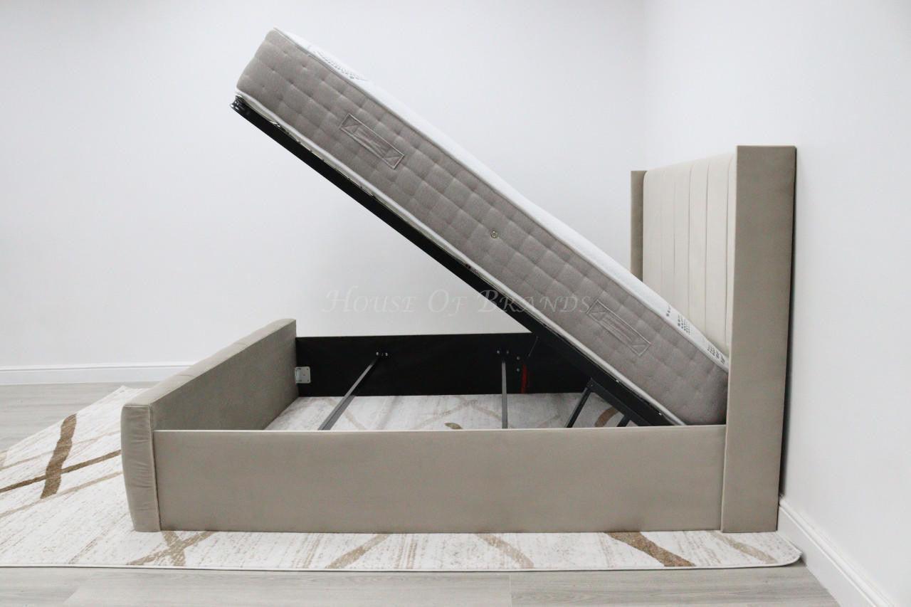 House Of Brands Ohio Winged Ottoman Storage Bed 