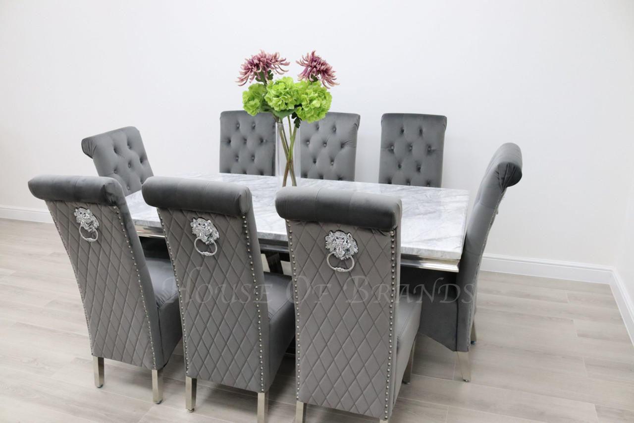 House Of Brands Sicily Table andamp; 8 Leon Chairs