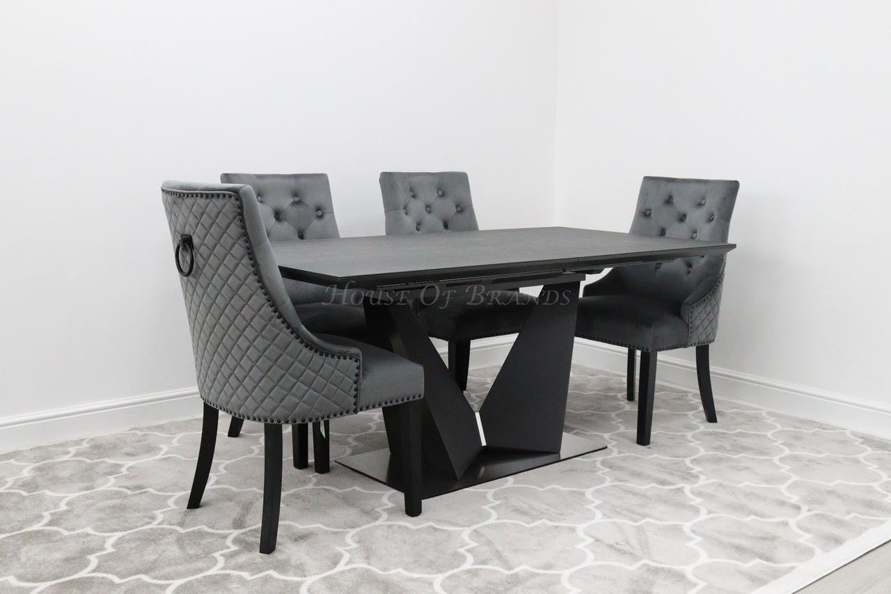 House Of Brands Windsor Extendable Table & Brussels Chairs 