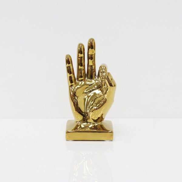 Small OK Hand - Gold