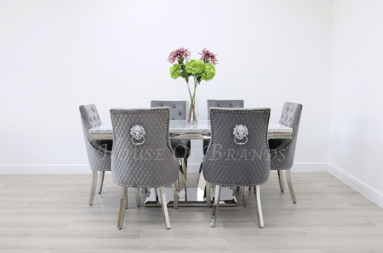 House Of Brands Sicily Table andamp; 6 Madrid Chairs