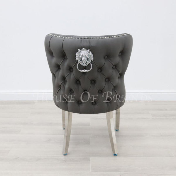 Grey Valentino Leather chair