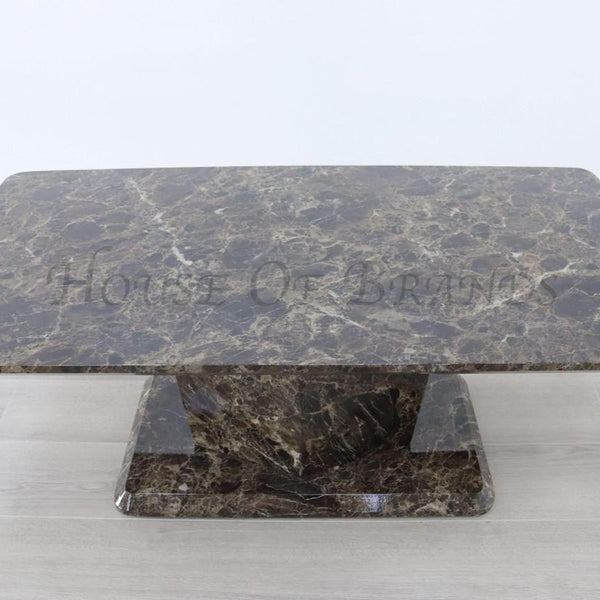 Nantes Brown Effect Marble Coffee Table
