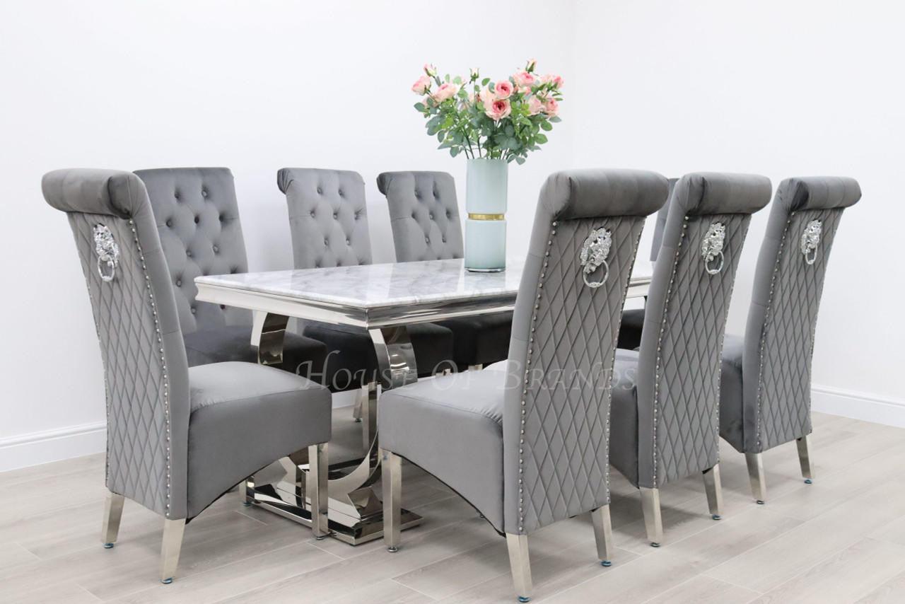 House Of Brands Venice Table and 8 Leon Chairs