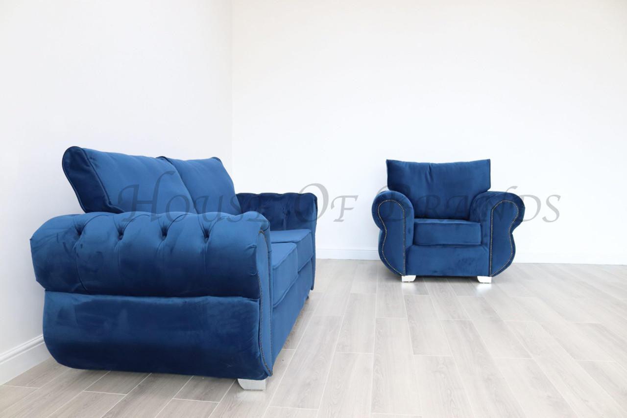 House Of Brands Riva Velvet Sofa