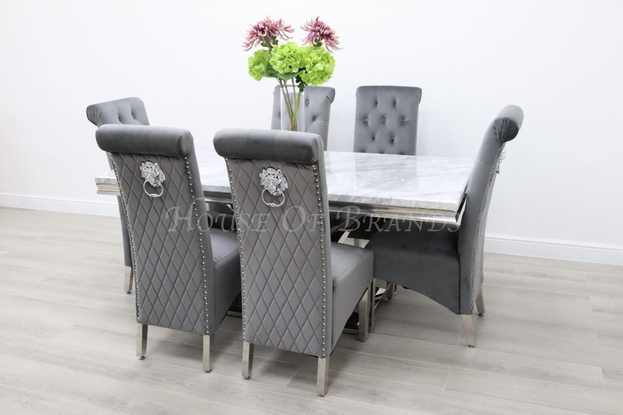 House Of Brands Sicily Table andamp; 6 Leon Chairs