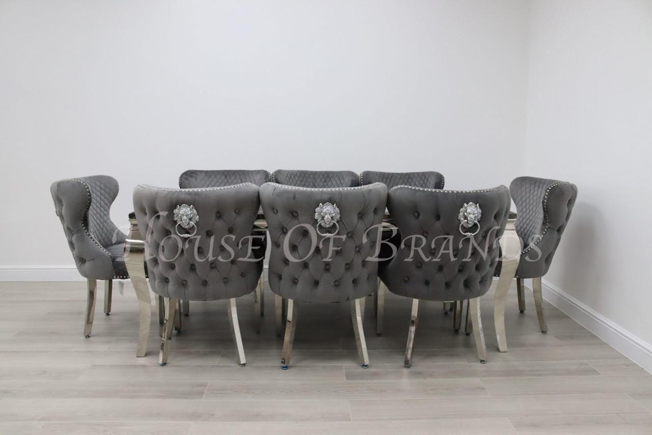 House Of Brands 2m Rome and 8 Valencia Chairs