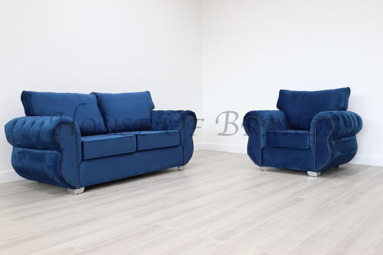 House Of Brands Riva Velvet Sofa