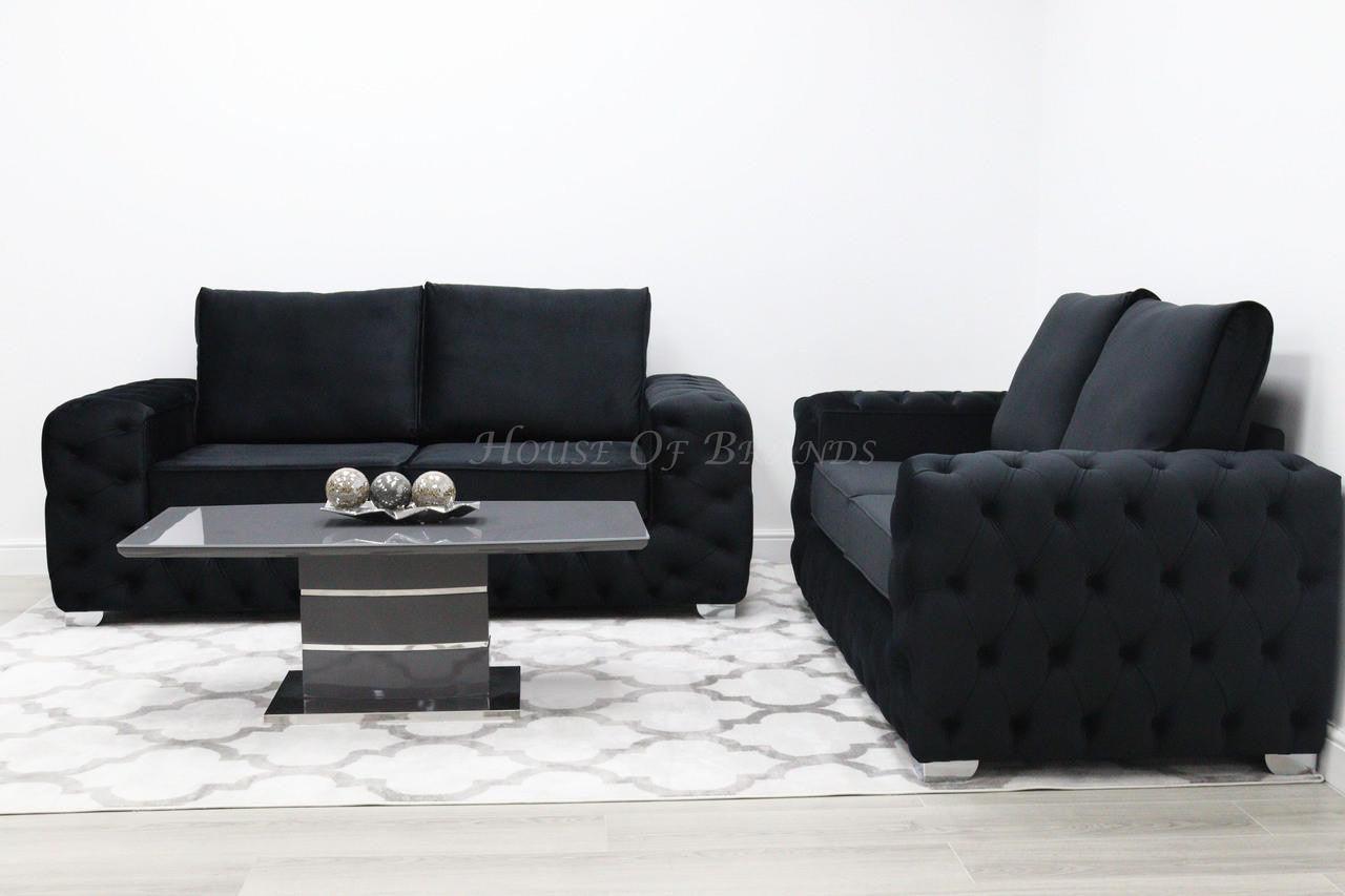House Of Brands Anastasia Velvet Sofa 