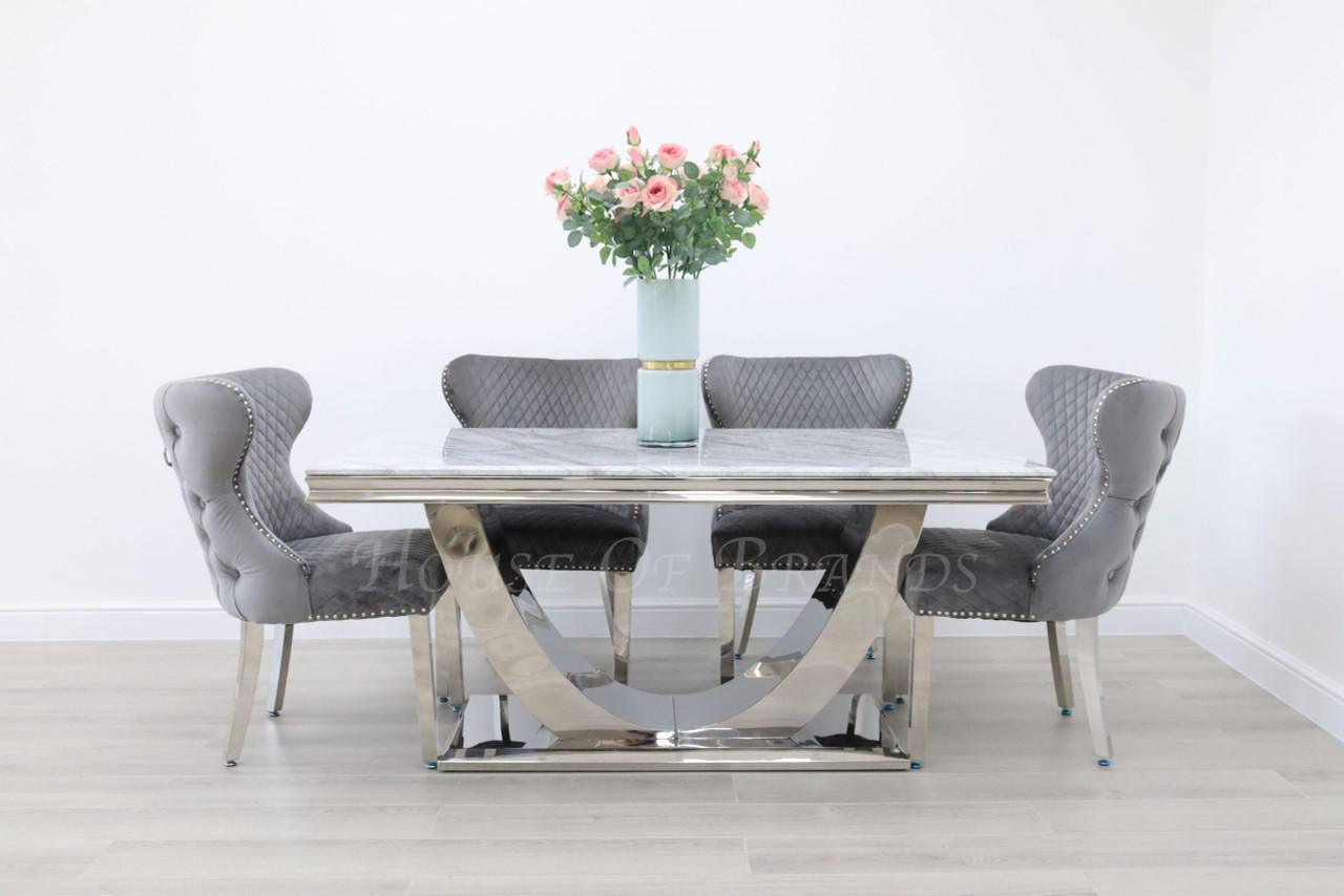 House Of Brands Naples Table andamp; 4 Valencia Chairs
