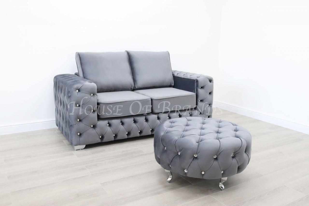 House Of Brands Anastasia Velvet Sofa