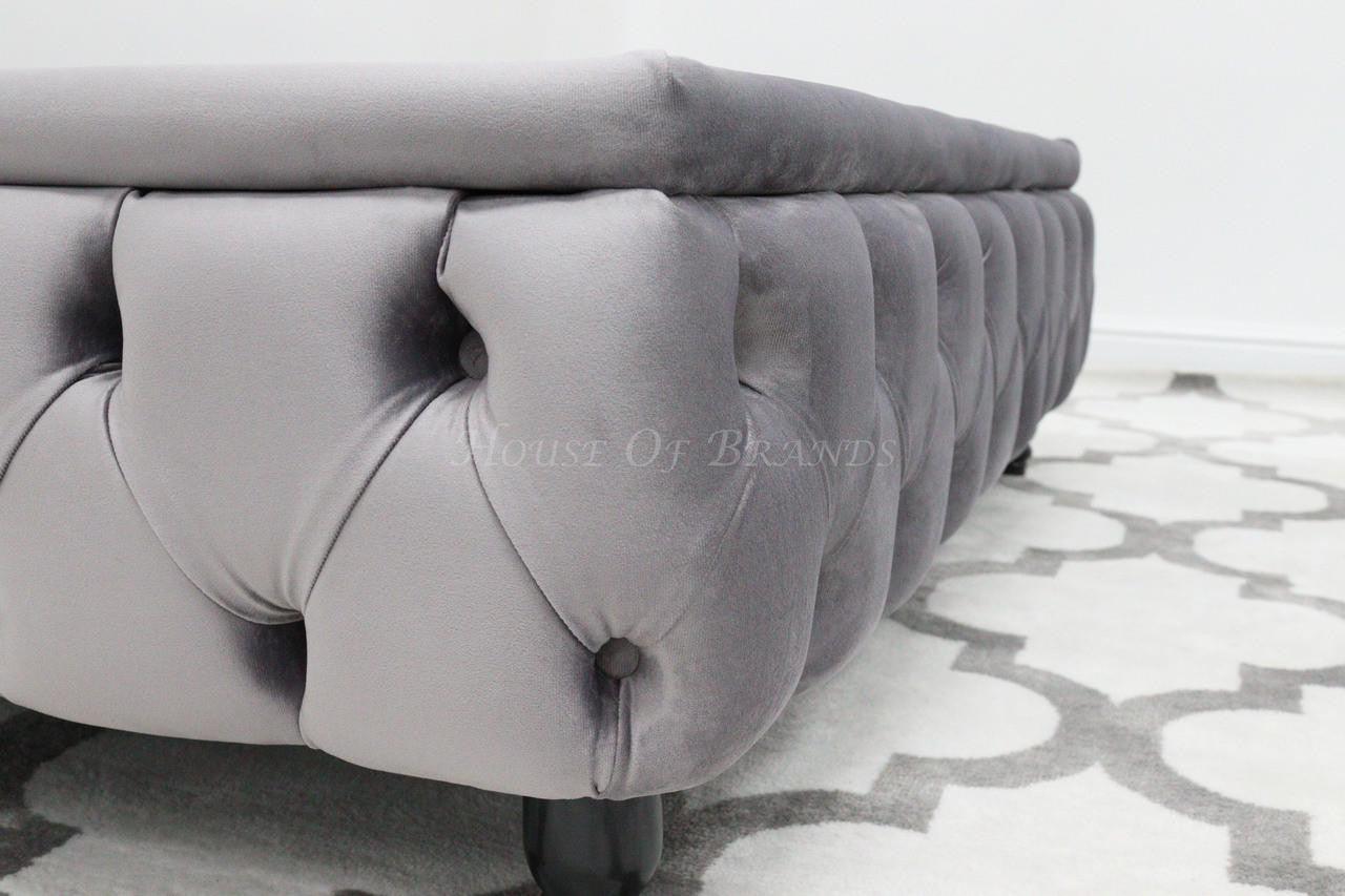 House Of Brands Upholstered Rectangular Coffee Table 