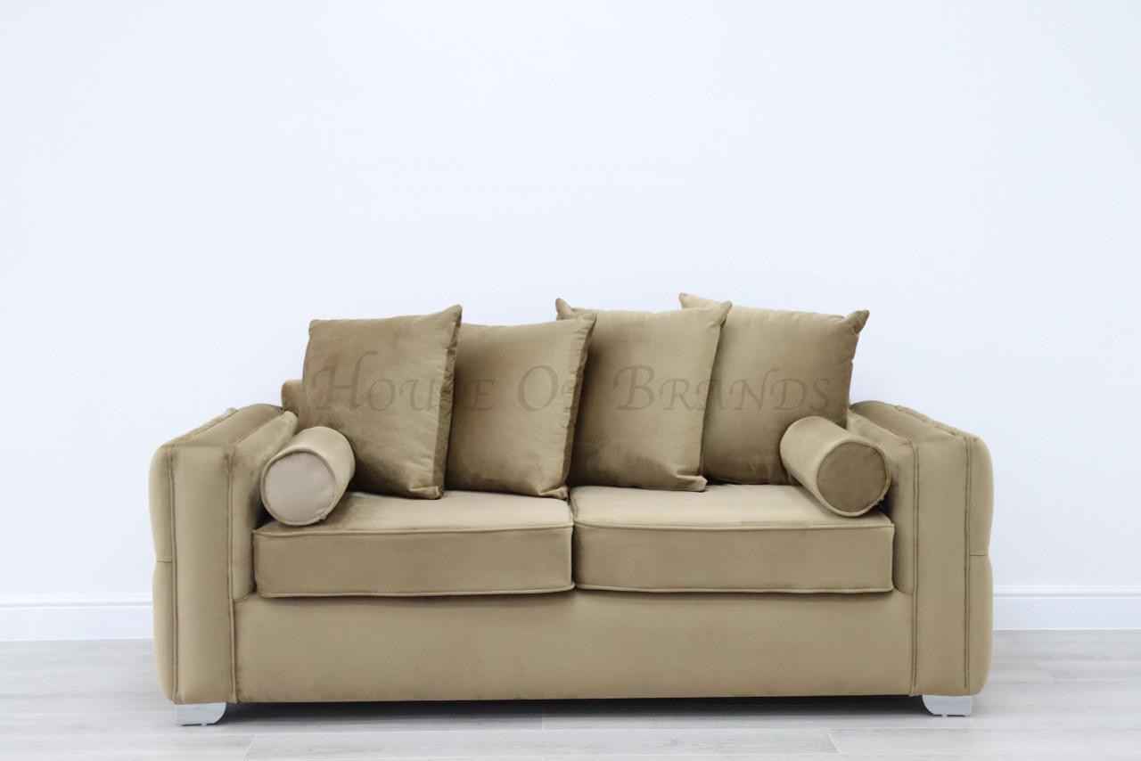 House Of Brands Capri Velvet Sofa