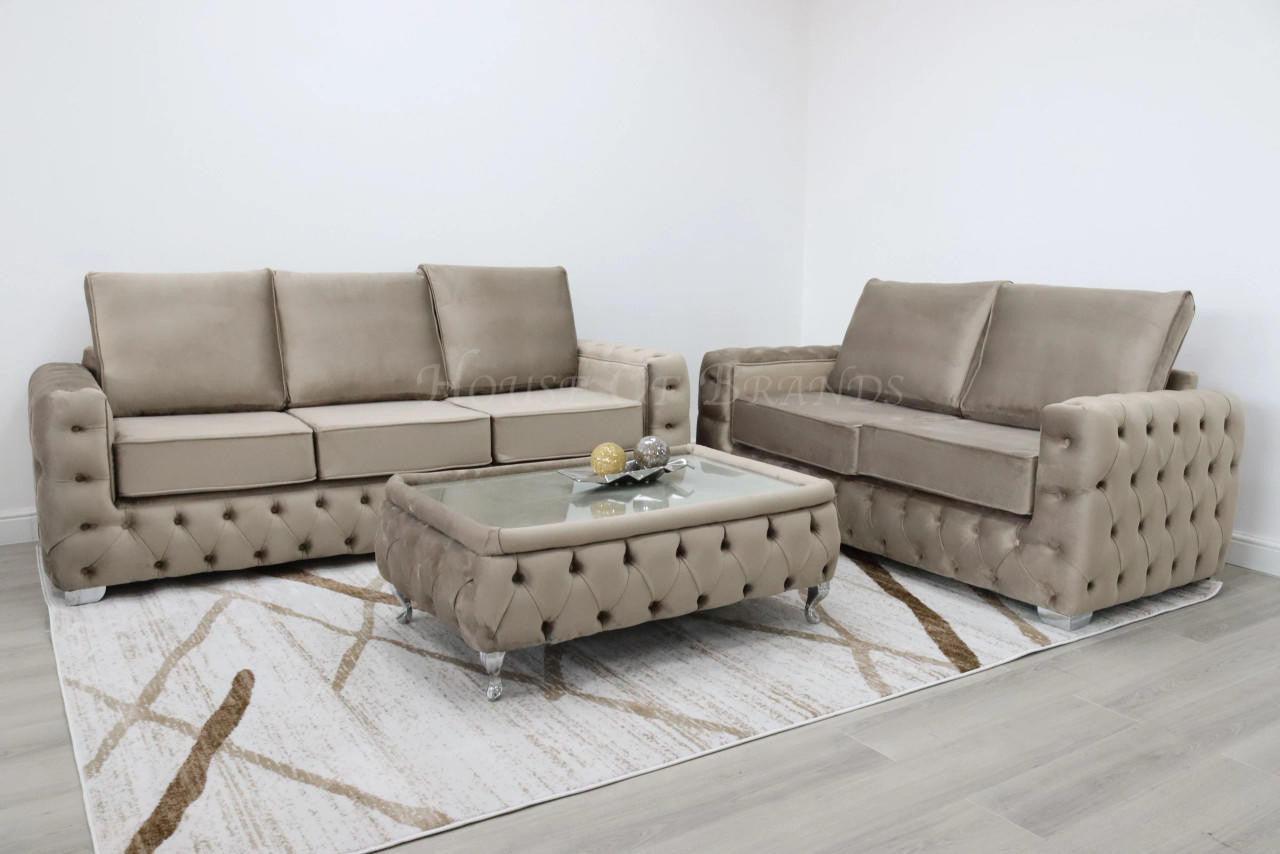 House Of Brands Anastasia Velvet Sofa