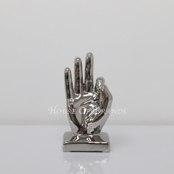 Small Ok Hand - Silver