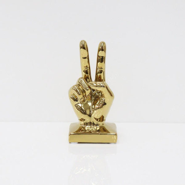 Small Peace Hand - Gold