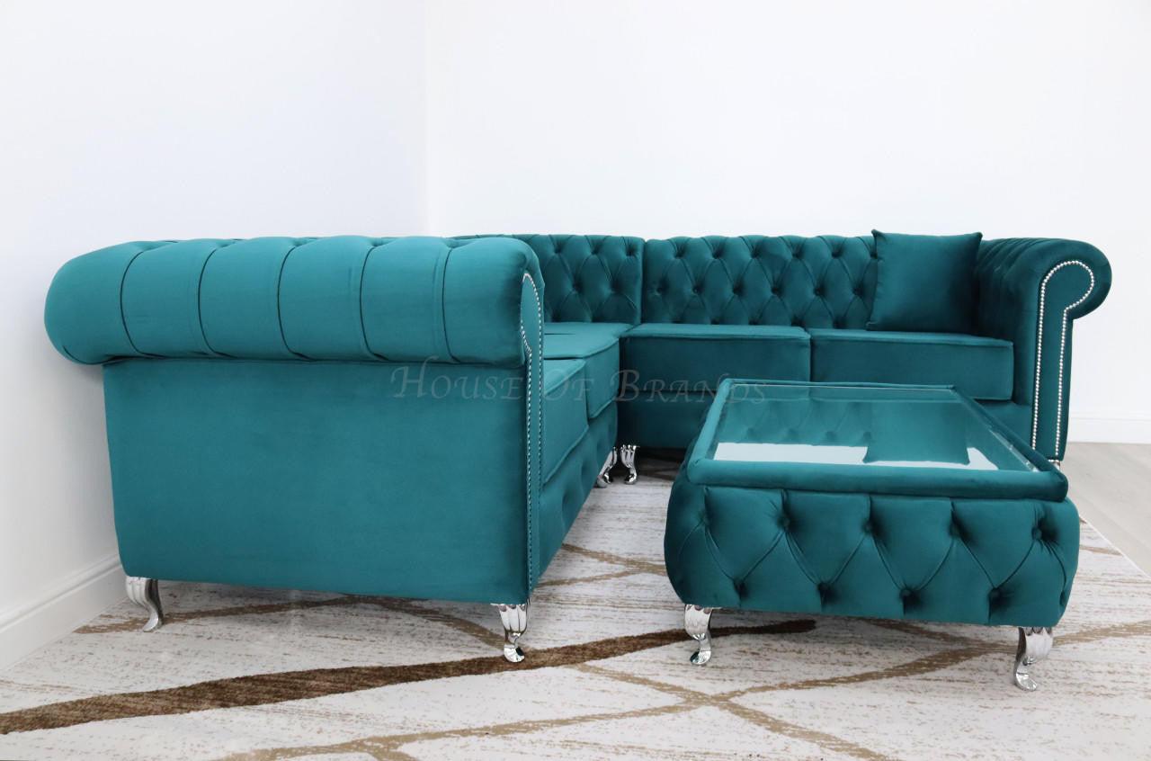 House Of Brands Chesterfield Corner Sofa 