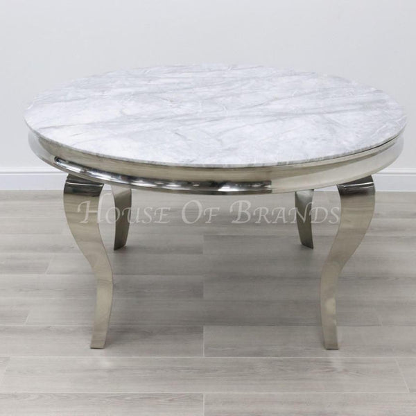 130cm Round Louis Marble Dining Table
