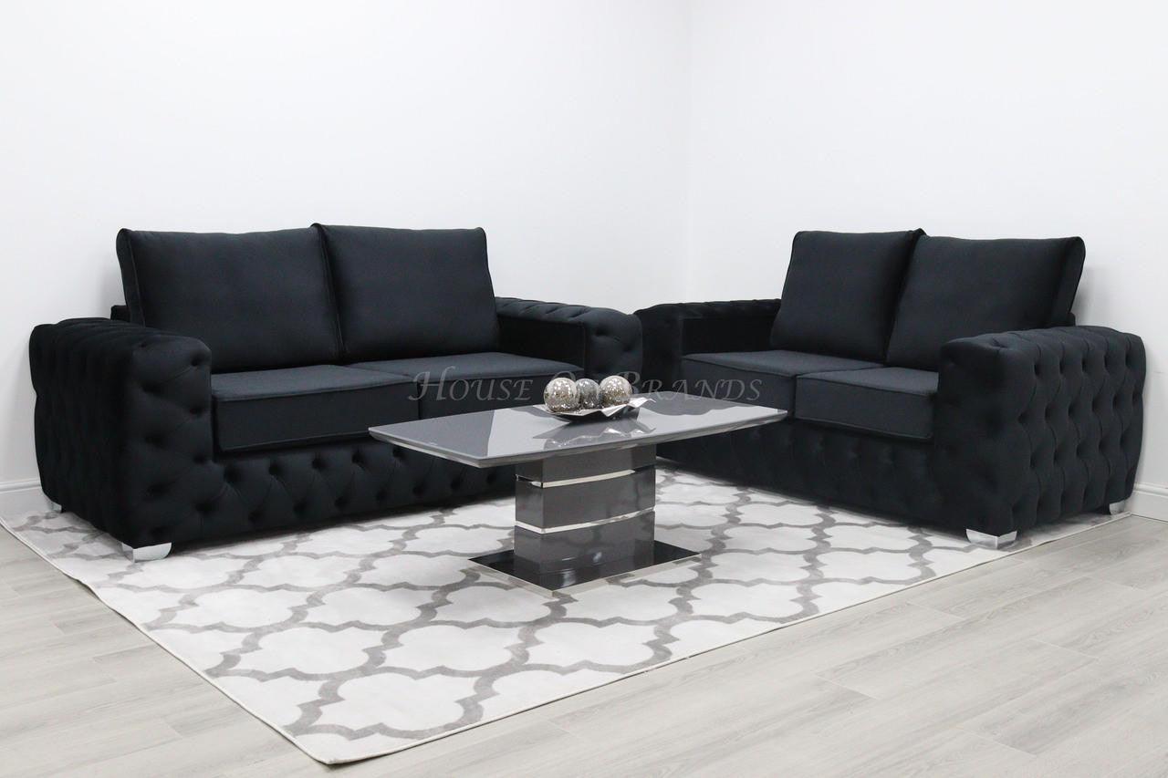 House Of Brands Anastasia Velvet Sofa 