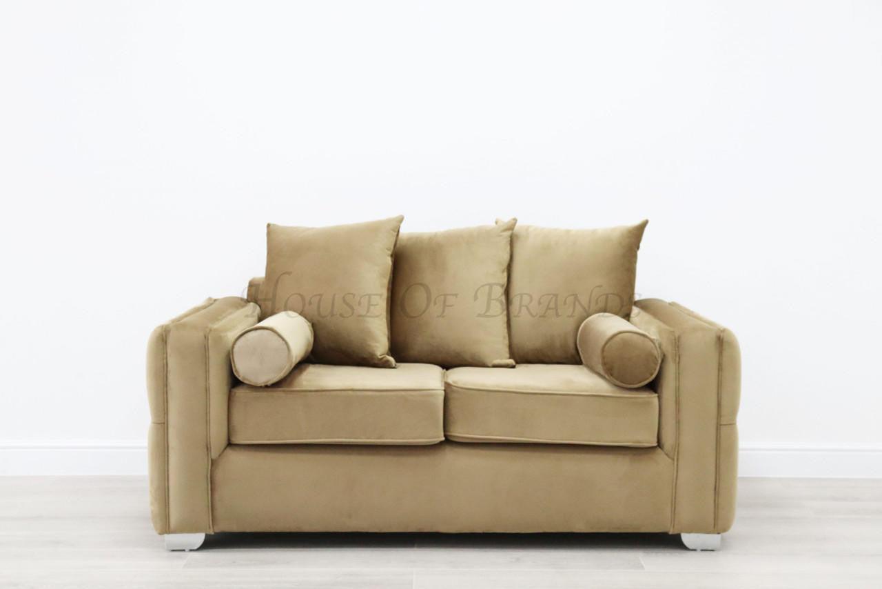 House Of Brands Capri Velvet Sofa