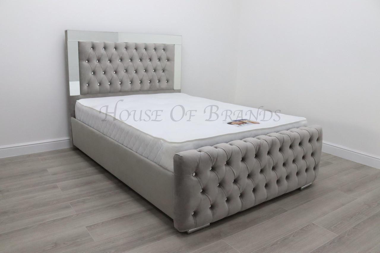 House Of Brands Vegas Mirrored Bed