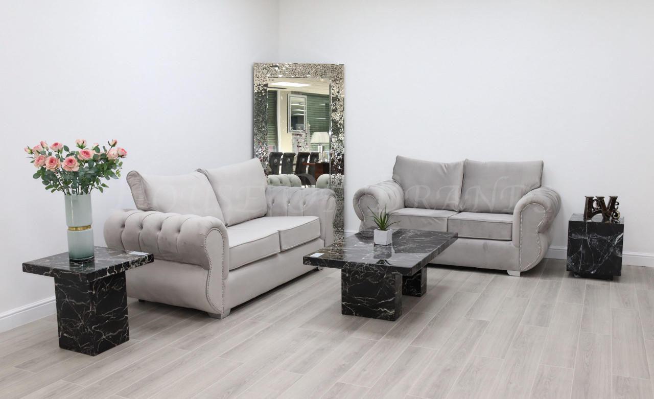 House Of Brands Riva Velvet Sofa