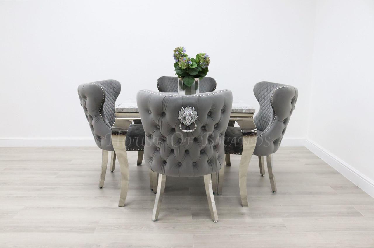 House Of Brands 1m Rome and 4 Valencia Chairs