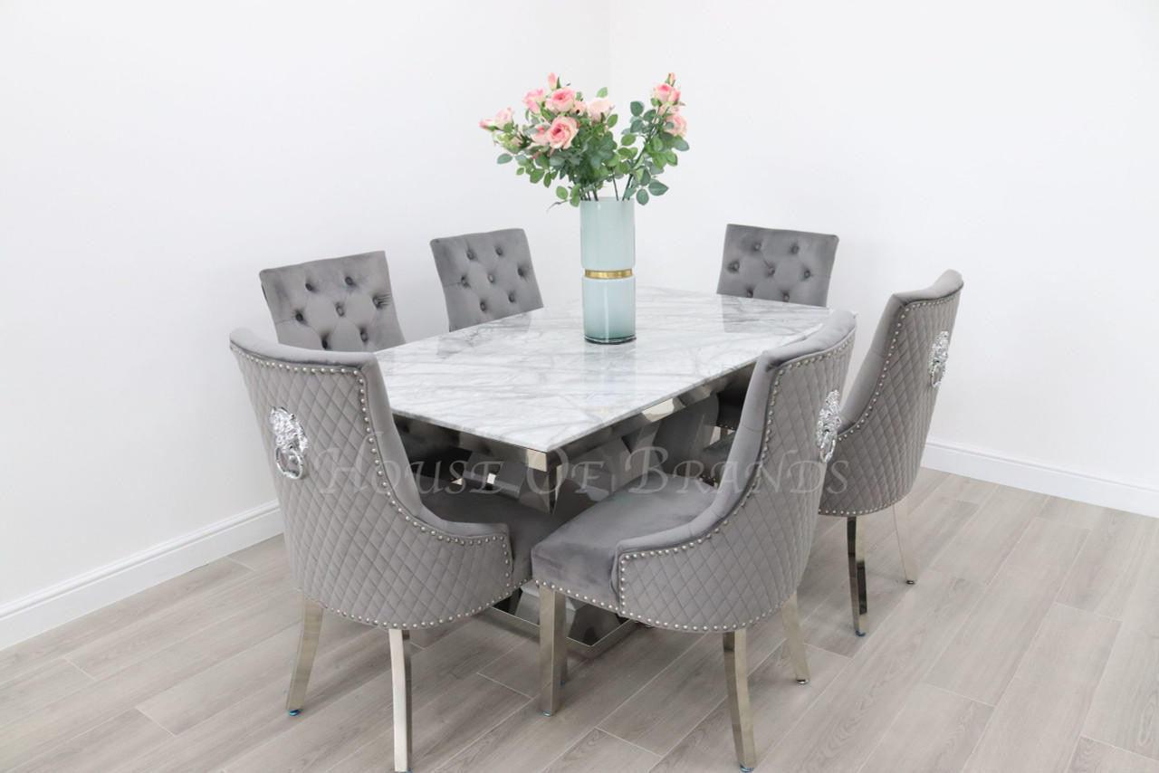 House Of Brands Amalfi Table and 6 Madrid Chairs