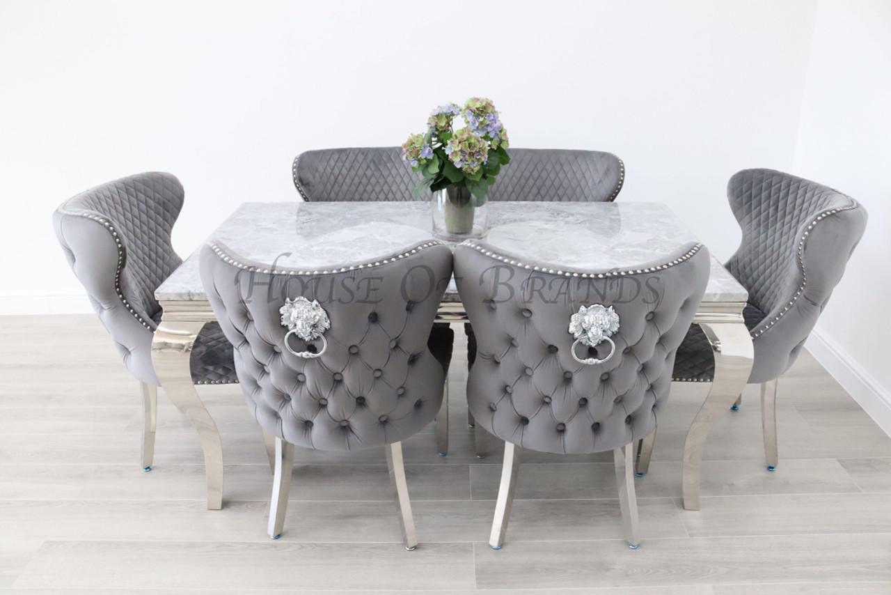 House Of Brands 1.8m Rome and 6 Valencia Chairs