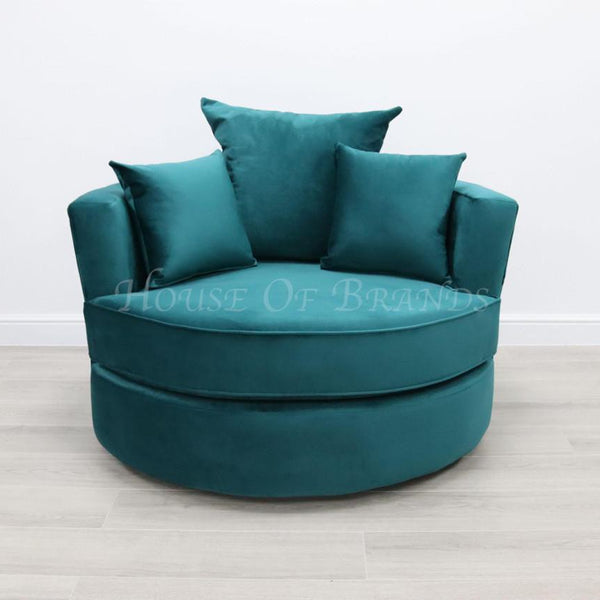 Velvet Swivel Chair